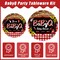 96 Pcs BBQ Baby Shower Decorations, It’s A BabyQ Party Plates and Napkins Supplies Set(Baby Q)
